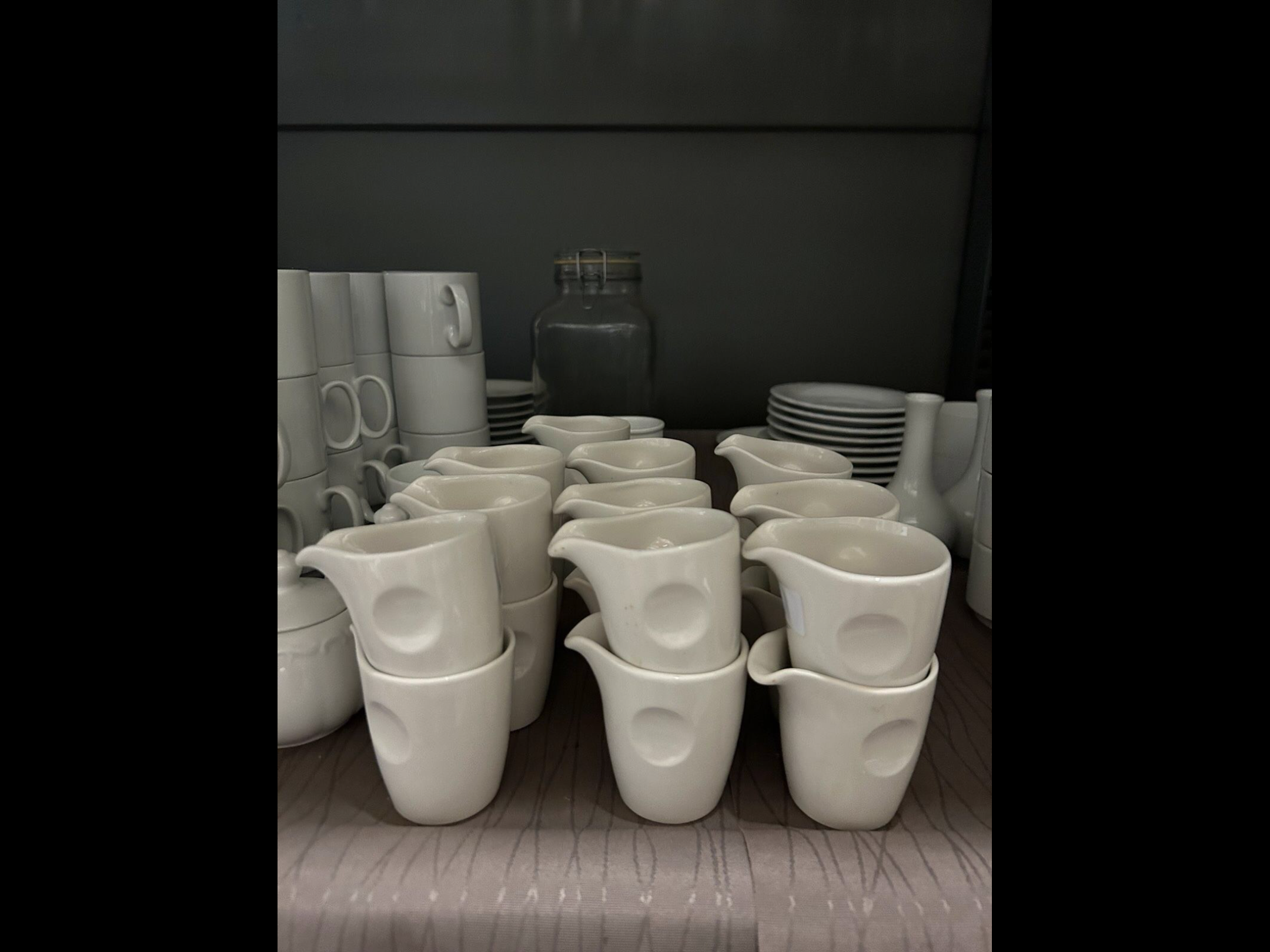 20 x Steelite Gießer/8,5 cl / Gastronomie
