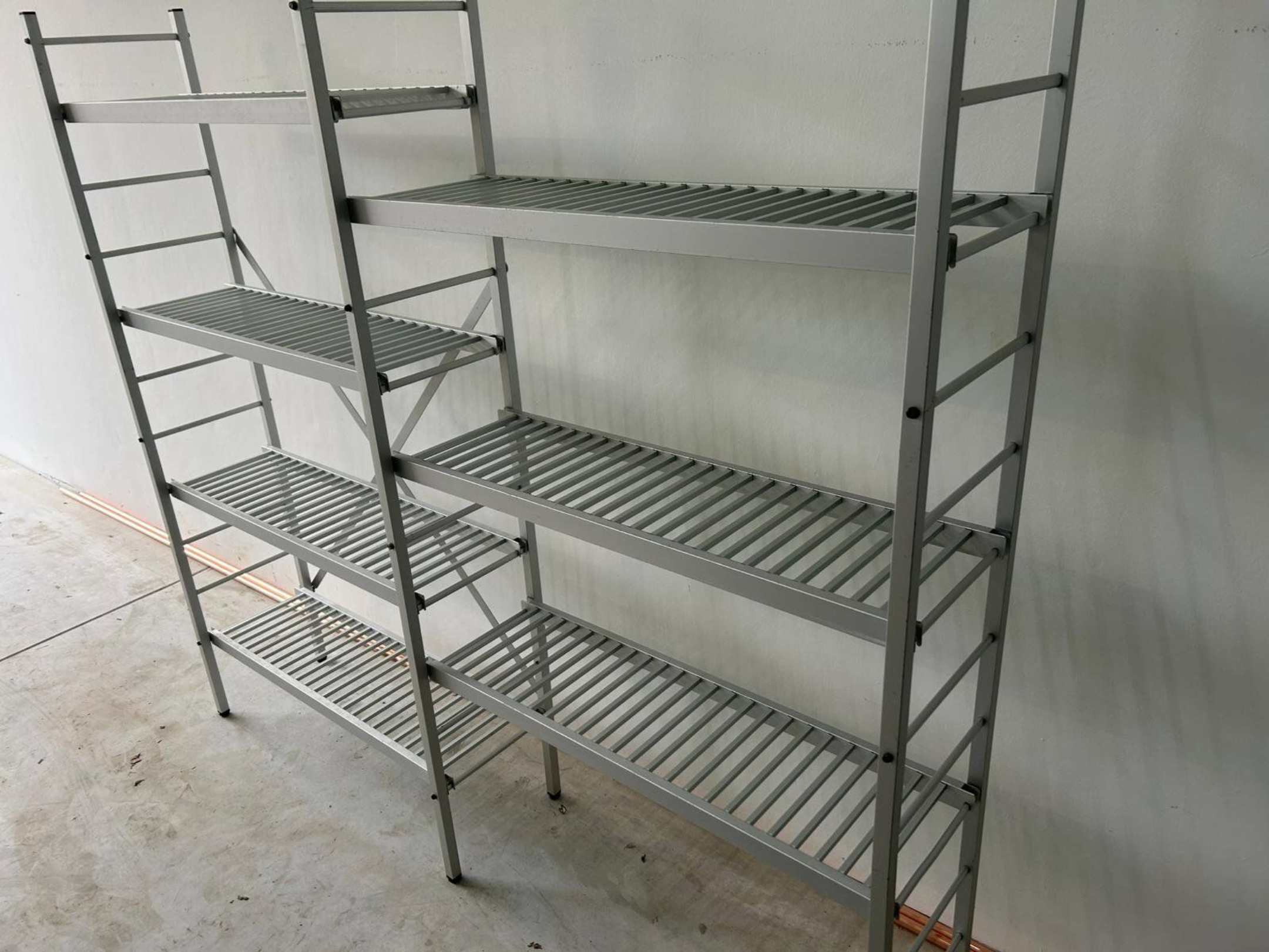 Aluminiumregal/Aluregal /203 x 35 cm/ No 61