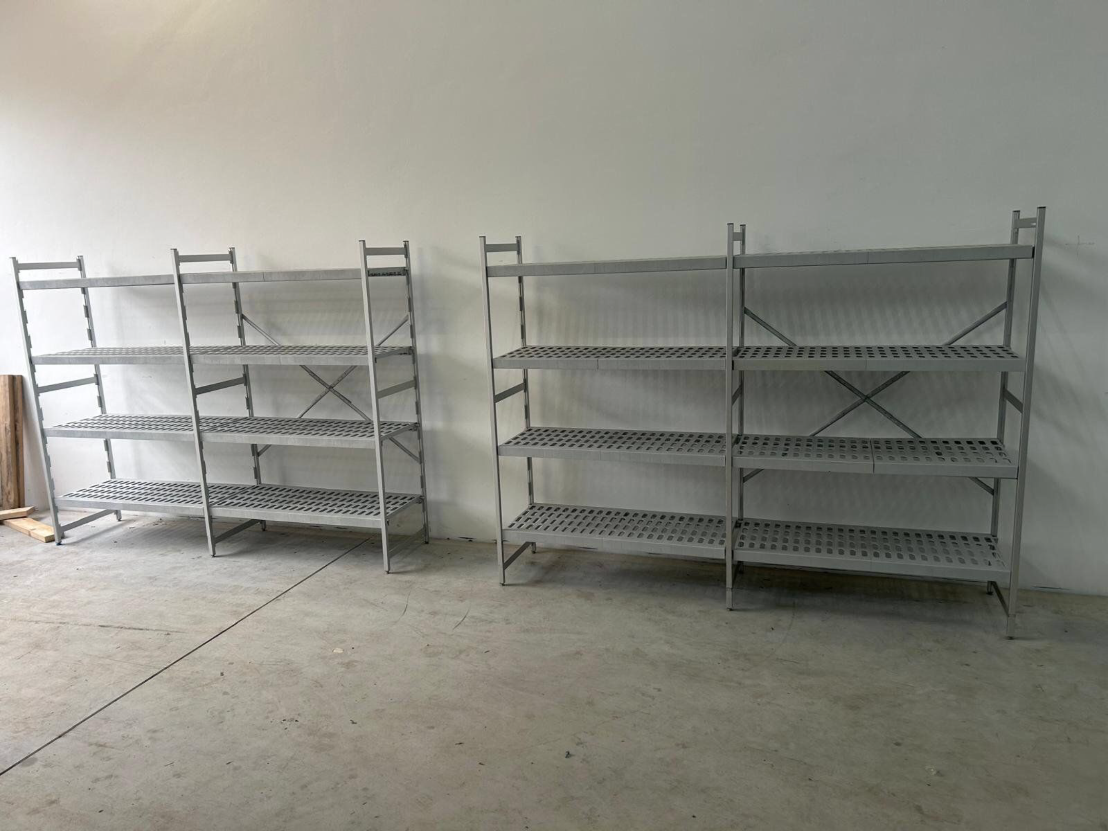Aluminiumregal/Aluregal/Kühlhausregal 237x50 cm/ No.30