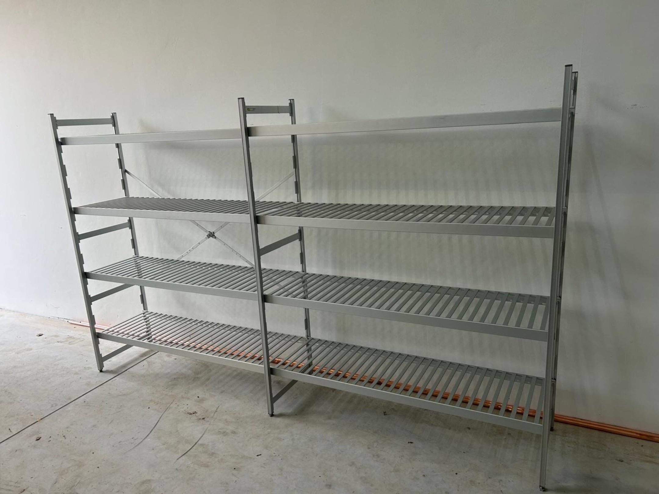 Aluminiumregal/ Aluregal/ 297 x51 cm / No.62