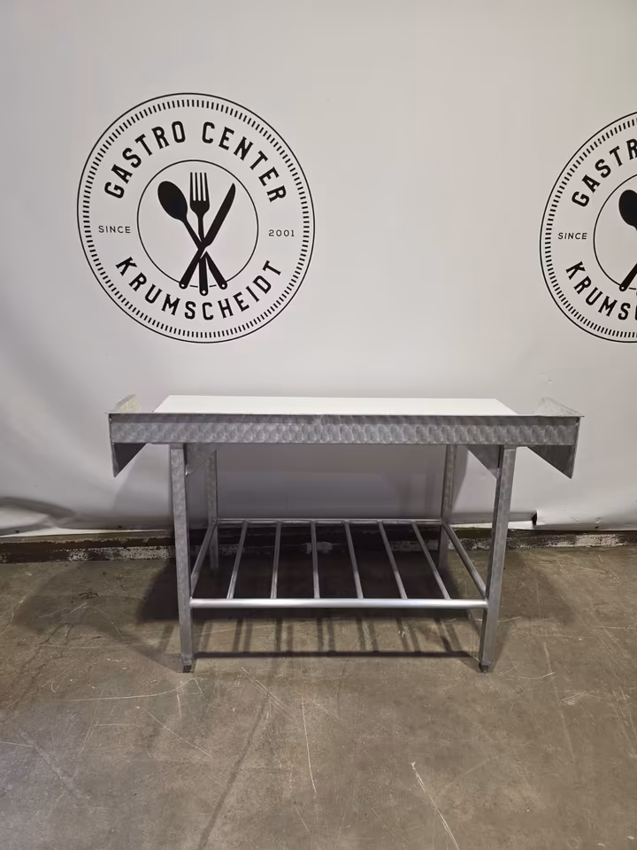 Alu Zerlegetisch/ Stufentisch/ Metzgertisch/ Tisch/ 154x80x86cm