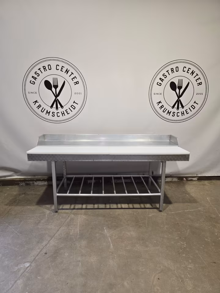 Alu Zerlegetisch/ Stufentisch/ Metzgertisch/ Tisch/ 204x80cm
