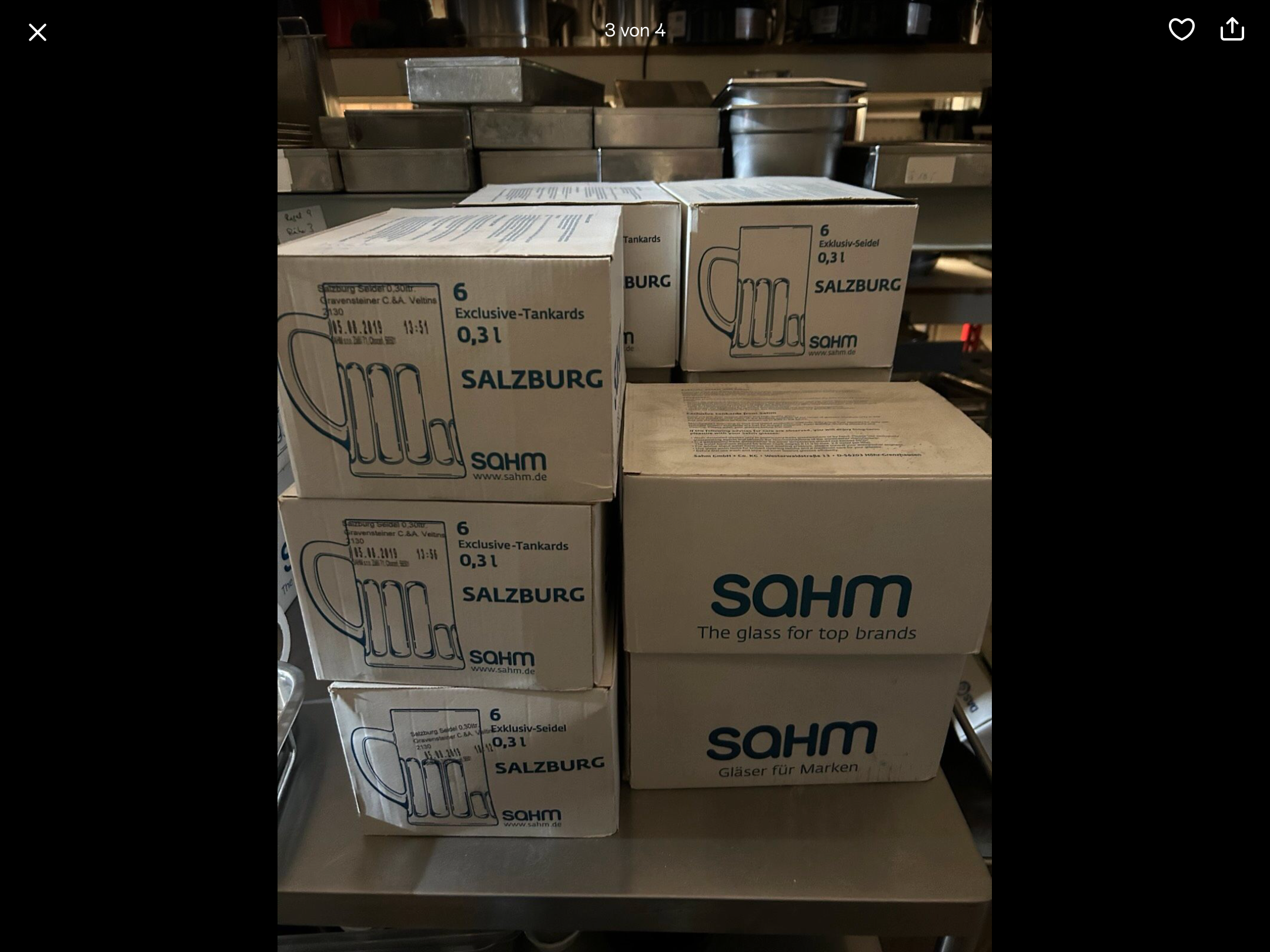 78  Bierkrüge Original verpackt