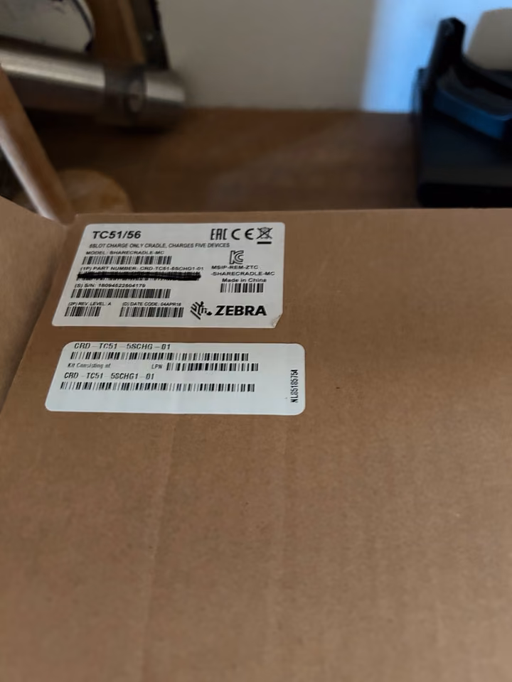 Zebra Ladestation,5 - fach,CRD-Tc51-5 SSCHG-01