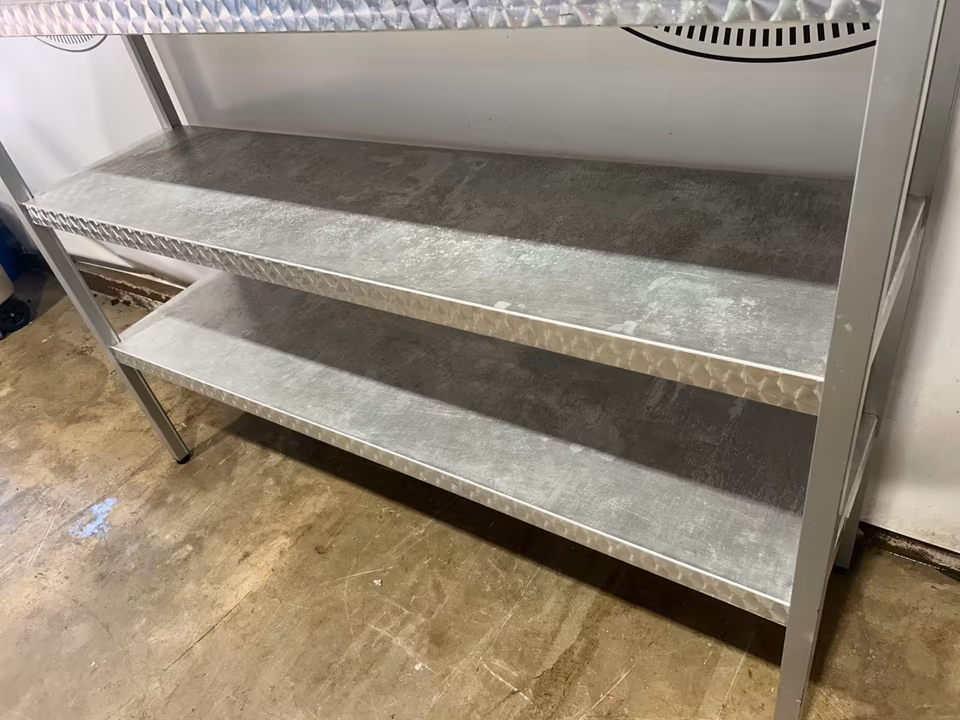 Aluminiumregal/ Aluregal/Lagerregal/Kühlhausregal 187x50cm
