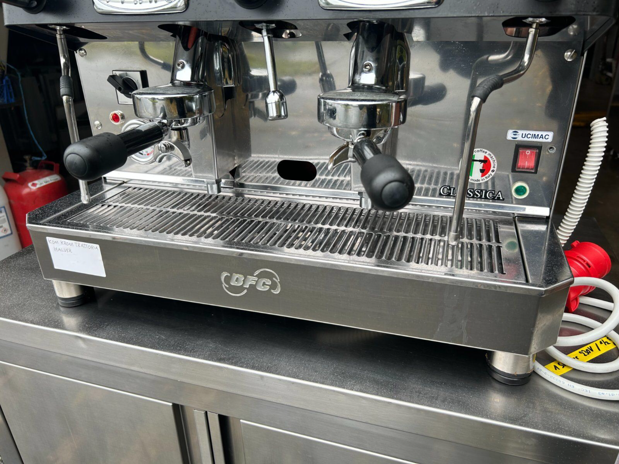 BFC 2GV EL Siebträger Espressomaschine/ Kaffeemaschine Kom Krom