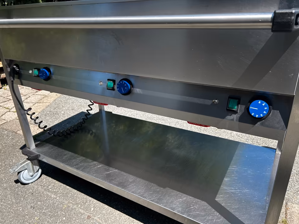 Bain Marie fahrbar elektrisch GN 3-1/1/ Wasserbad/ BMPD 3120