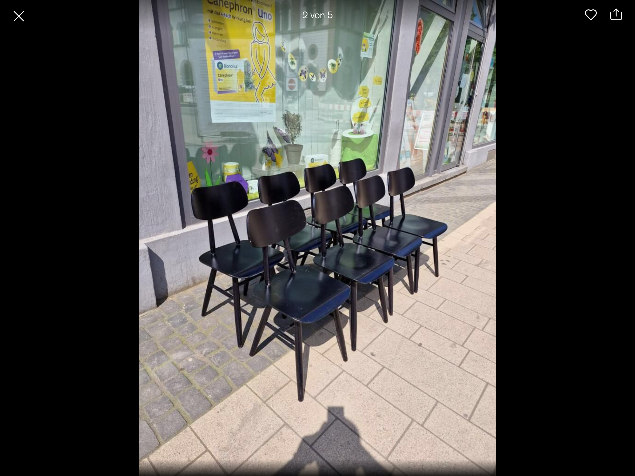 8 Stühle/ Bistrostühle